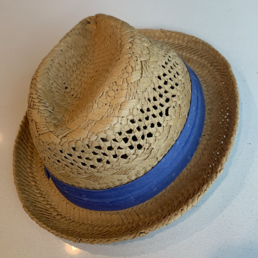 Original penguin, natural straw, fedora hat